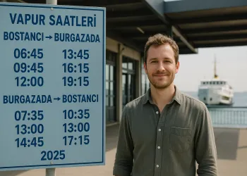 Bostancı Burgazada Vapur Saatleri 2025 - Güncel Tarifeler