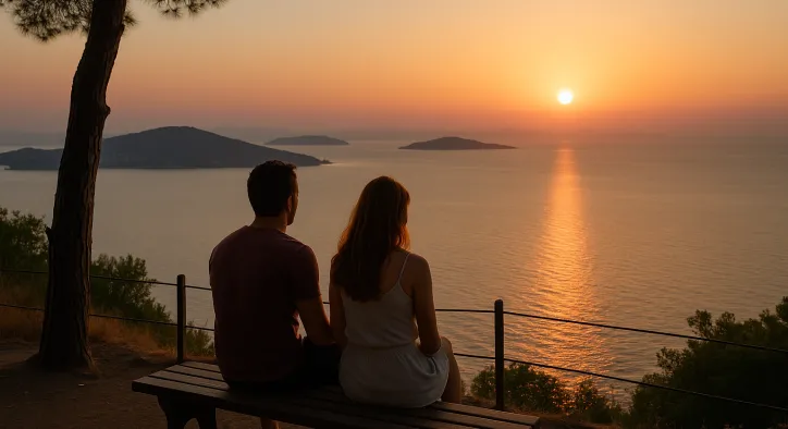 Büyükada'da Gün Batımı Nerede İzlenir? En İyi 5 Manzara Noktası